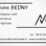 carte de visite Mr White Web