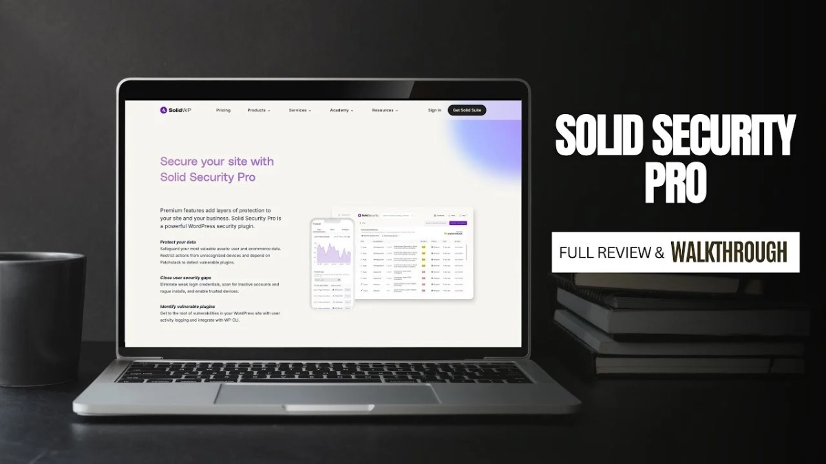 Écran d’installation de Solid Security sur un site WordPress pour renforcer la sécurité du site
