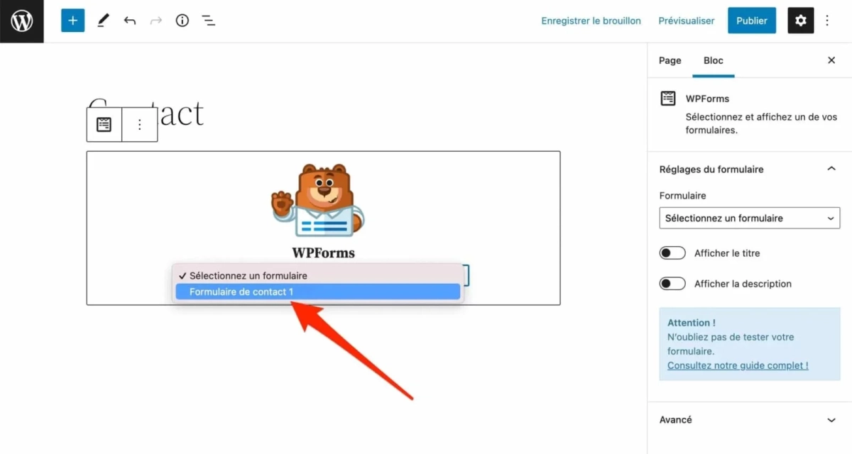 prise en main WPForms prise en main WPForms